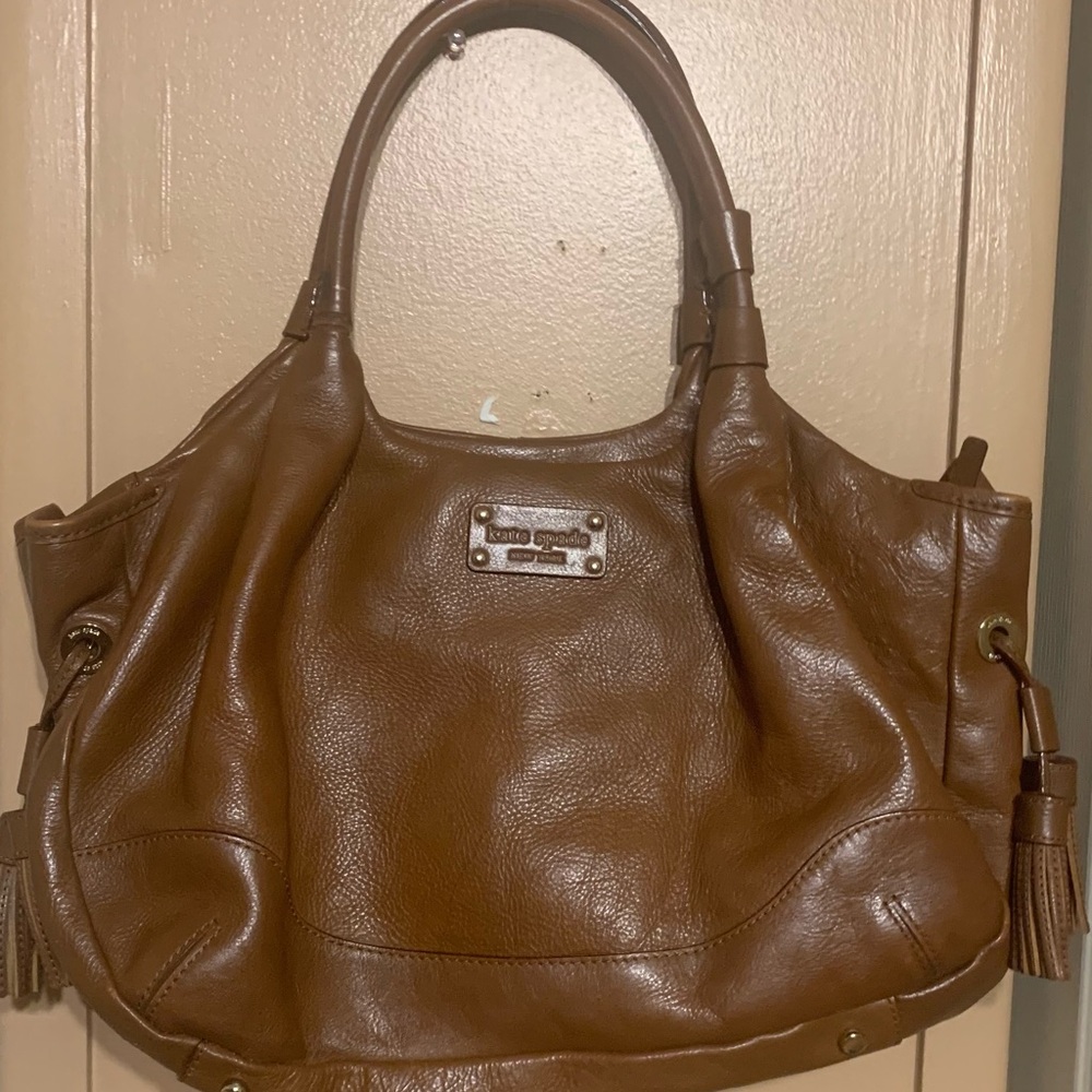 Kate Spade Berkshire Road Brown Leather Bag - Picture 12 of 15